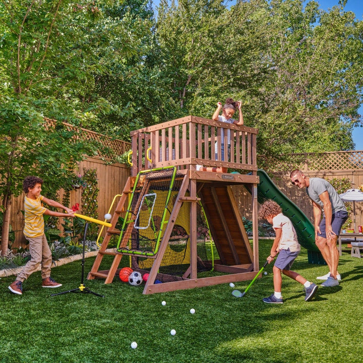 SwingsetPlus All-in-One Sports Adventure Playset