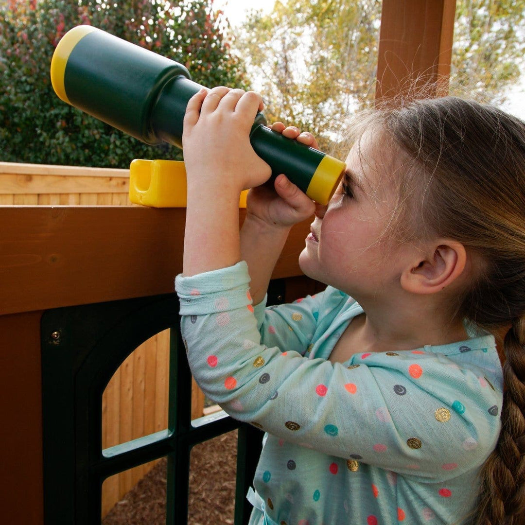 SwingsetPlus Bear Cave Lodge Swing Set - Installation Available