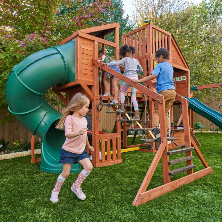 SwingsetPlus Outdoor Odyssey Swing Set