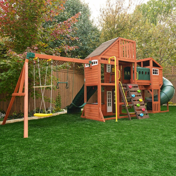 SwingsetPlus Outdoor Odyssey Swing Set