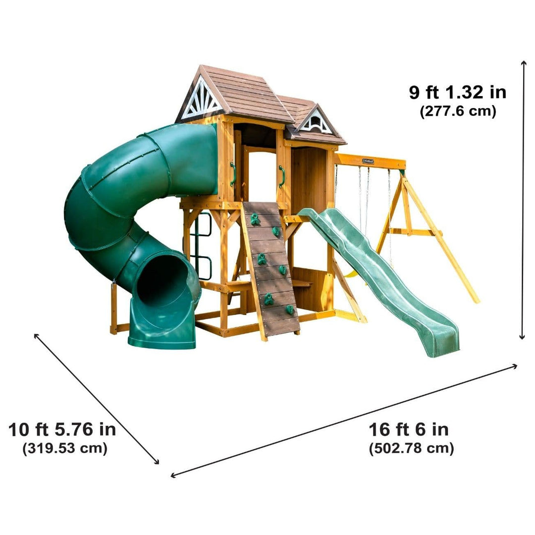 SwingsetPlus Laurel Retreat Swing Set - Installation Available