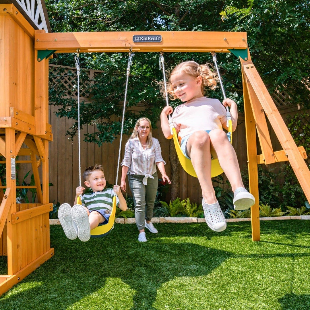 SwingsetPlus Laurel Retreat Swing Set - Installation Available