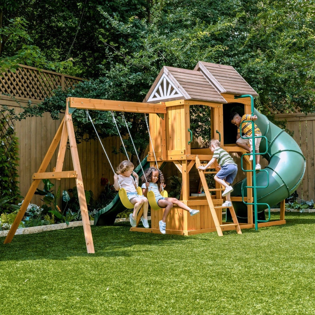 SwingsetPlus Laurel Retreat Swing Set - Installation Available