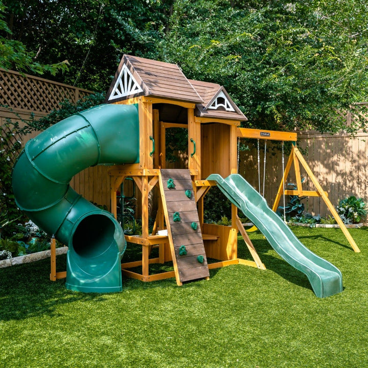SwingsetPlus Laurel Retreat Swing Set - Installation Available