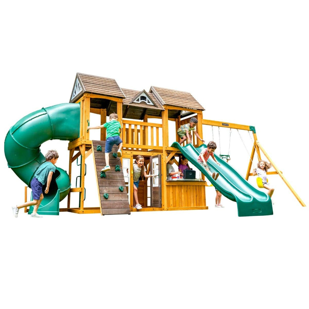 SwingsetPlus Adventure Bend Swing Set - Installation Available