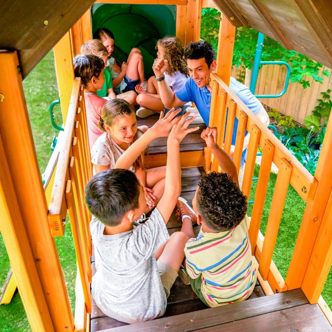 SwingsetPlus Adventure Bend Swing Set - Installation Available