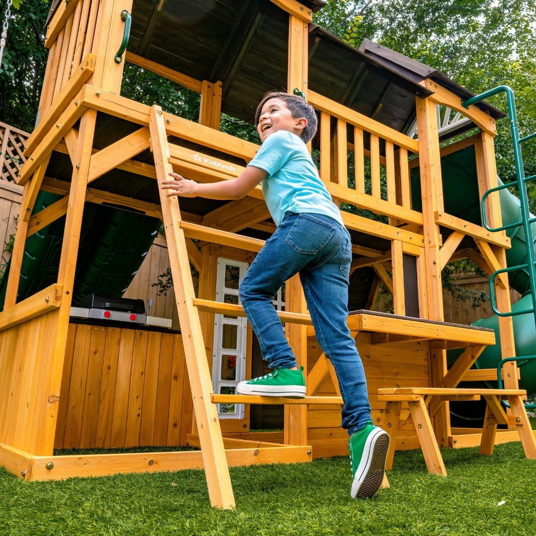 SwingsetPlus Adventure Bend Swing Set - Installation Available