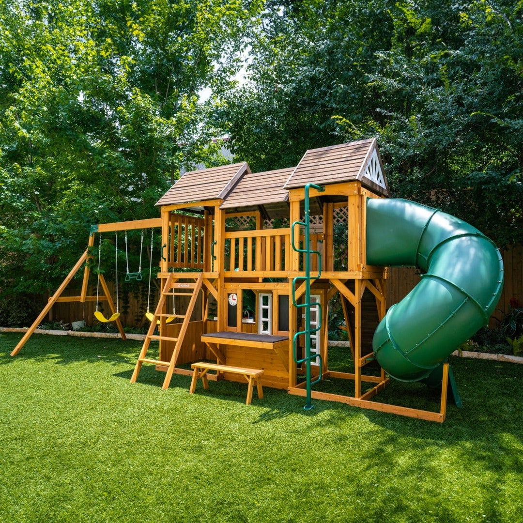 SwingsetPlus Adventure Bend Swing Set - Installation Available