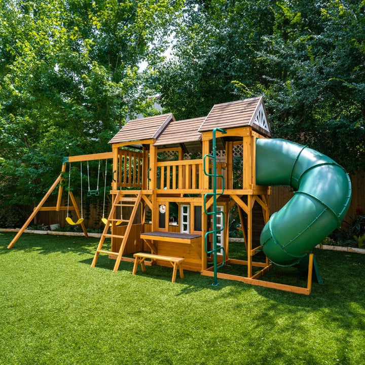 SwingsetPlus Adventure Bend Swing Set - Installation Available