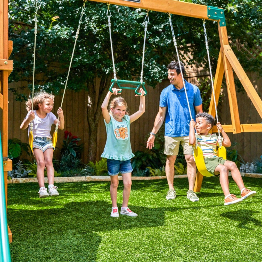 SwingsetPlus Adventure Bend Swing Set - Installation Available