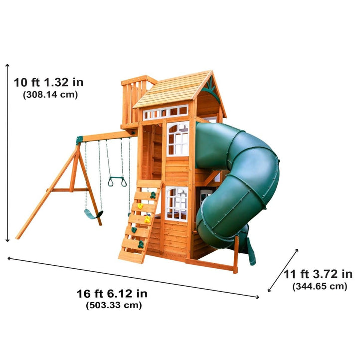 SwingsetPlus Ridgemoor Perch Swing Set - Installation Available