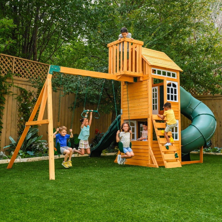 SwingsetPlus Ridgemoor Perch Swing Set - Installation Available