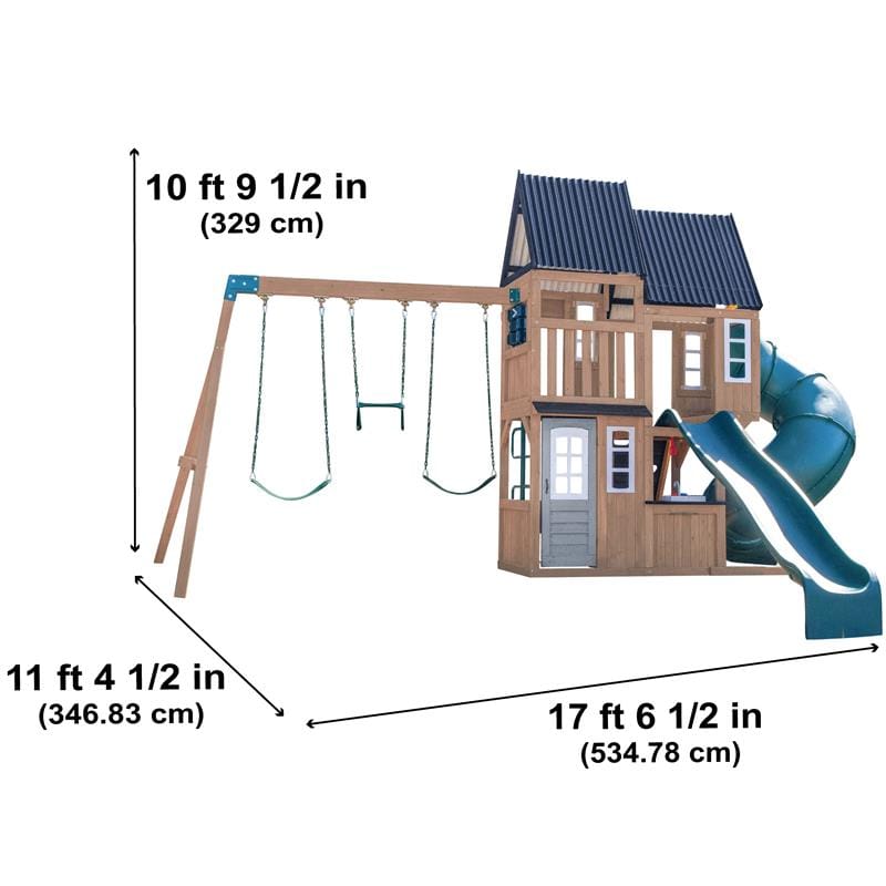 SwingsetPlus Acadia Manor Swing Set