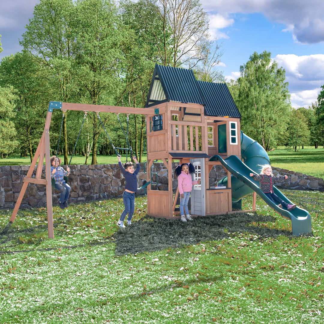 SwingsetPlus Acadia Manor Swing Set