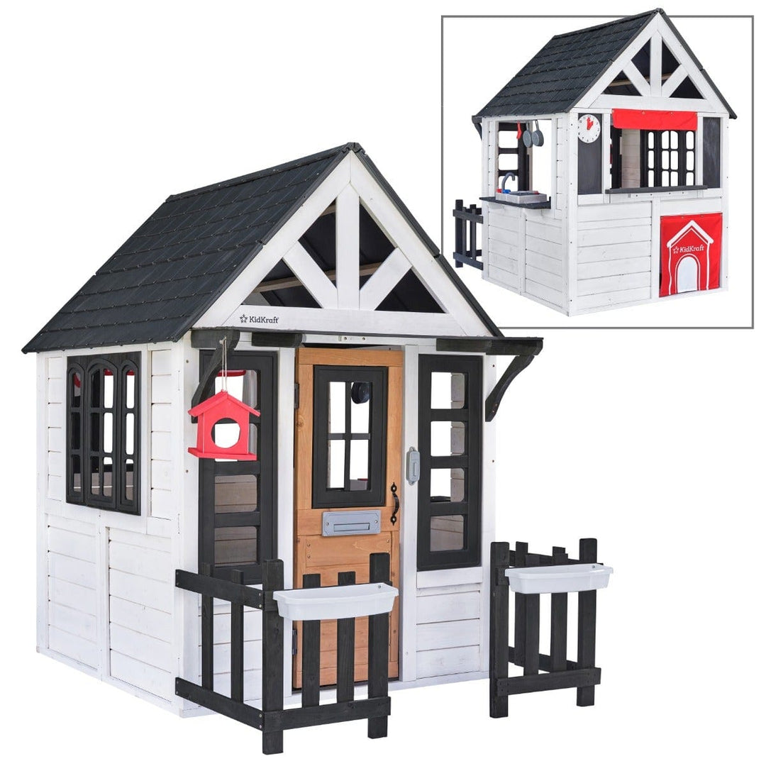 SwingsetPlus Riverscape Playhouse - White
