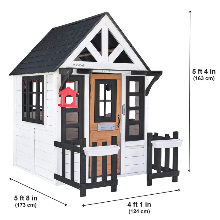 SwingsetPlus Riverscape Playhouse - White