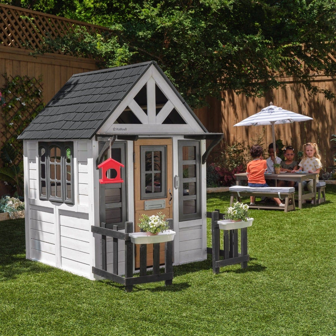 SwingsetPlus Riverscape Playhouse - White