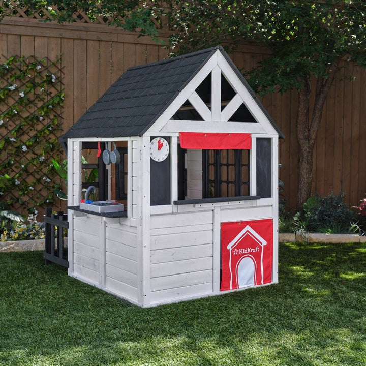SwingsetPlus Riverscape Playhouse - White