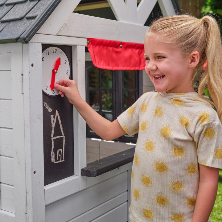 SwingsetPlus Riverscape Playhouse - White