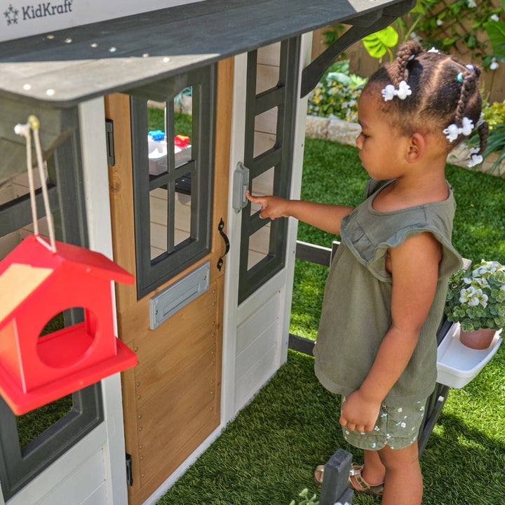 SwingsetPlus Riverscape Playhouse - White