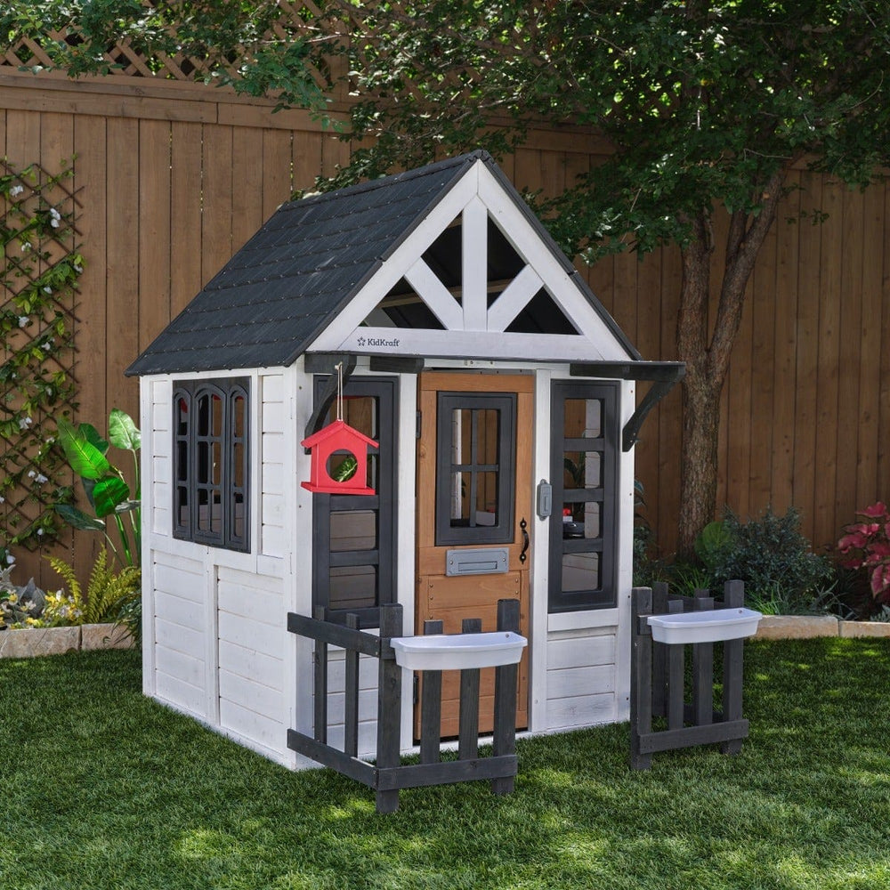 SwingsetPlus Riverscape Playhouse - White