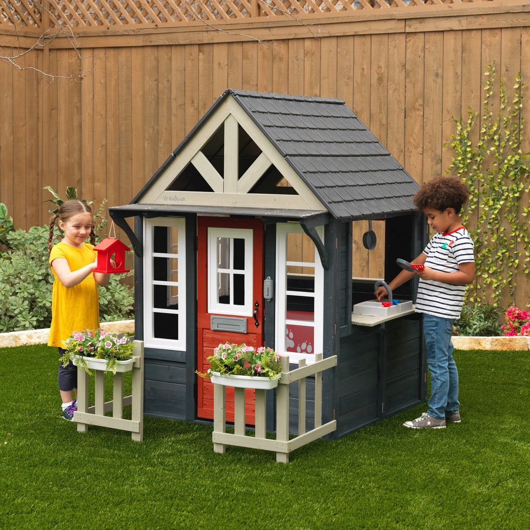 SwingsetPlus Riverscape Playhouse - Navy
