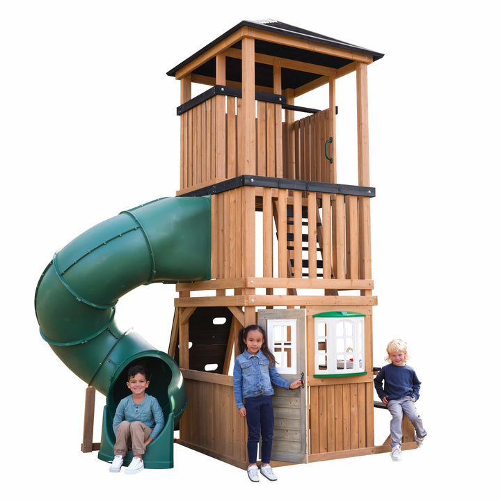 SwingsetPlus Panorama Tower Playhouse - Installation Available