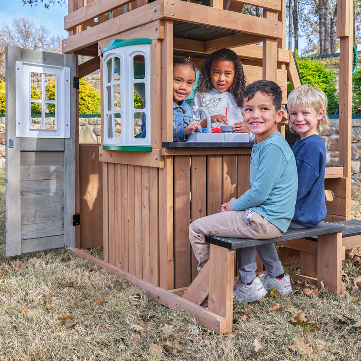 SwingsetPlus Panorama Tower Playhouse - Installation Available