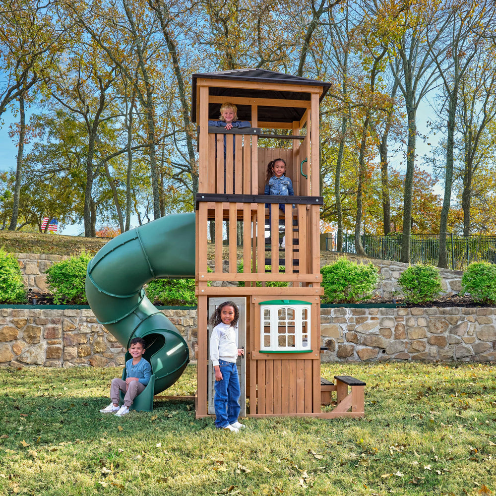 SwingsetPlus Panorama Tower Playhouse - Installation Available