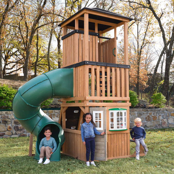 SwingsetPlus Panorama Tower Playhouse - Installation Available